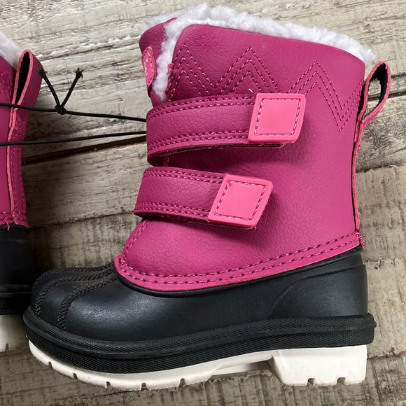 5T waterproof sherpa lined boots. New with tags. Primrose pink/black. - Picture 3 of 7